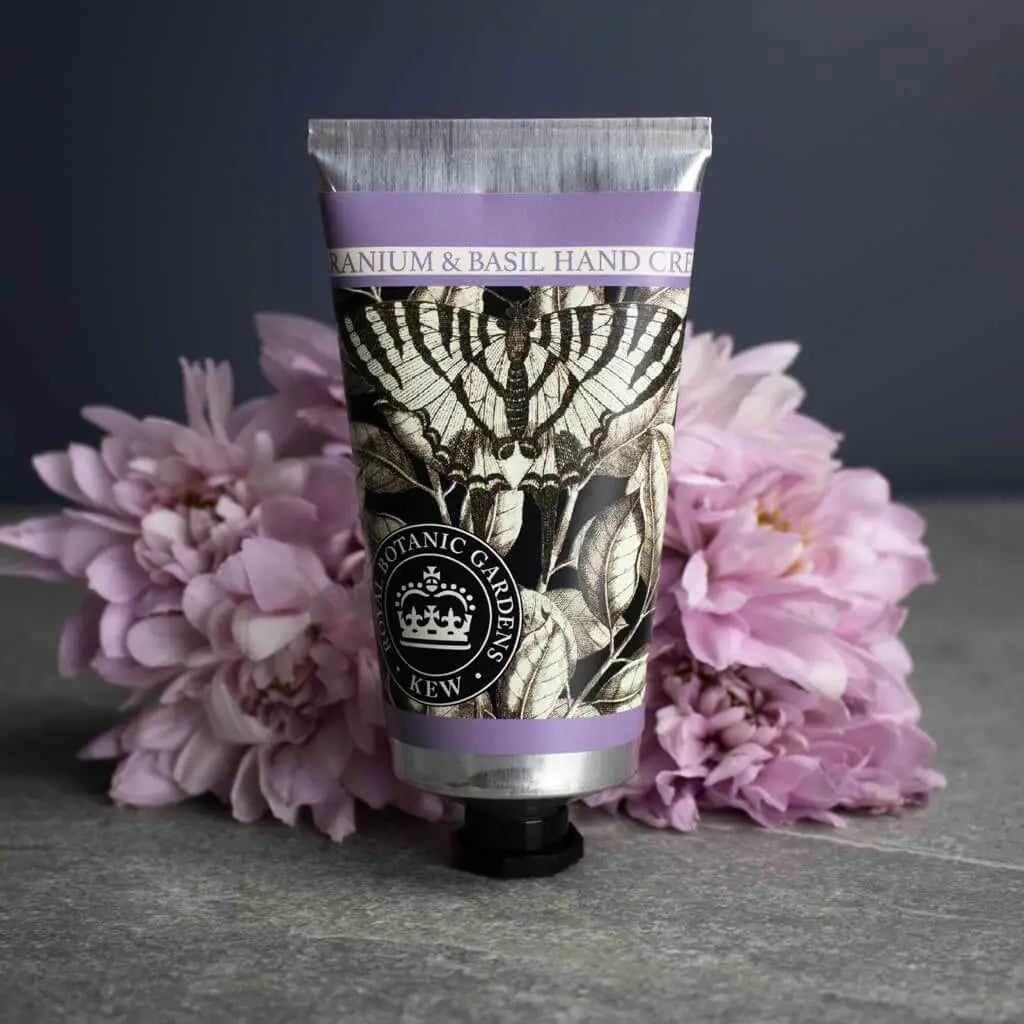 The English Soap Company Kew Gardens Geranium and Basil Hand Cream