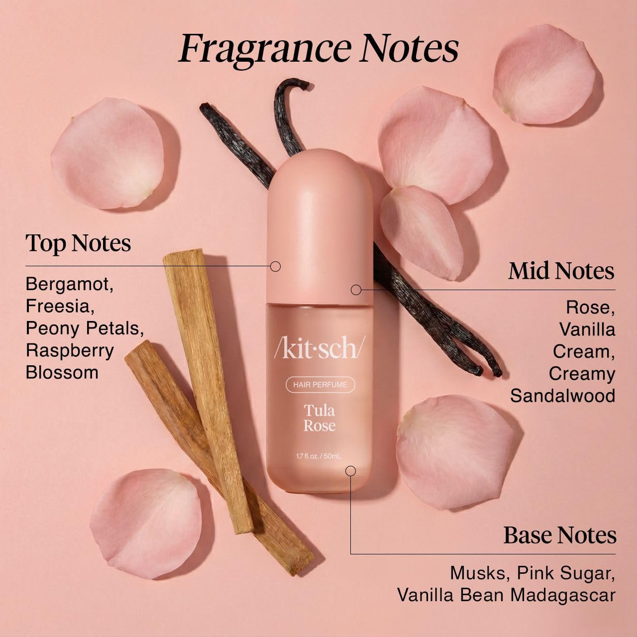 KITSCH Tula Rose Hair Perfume