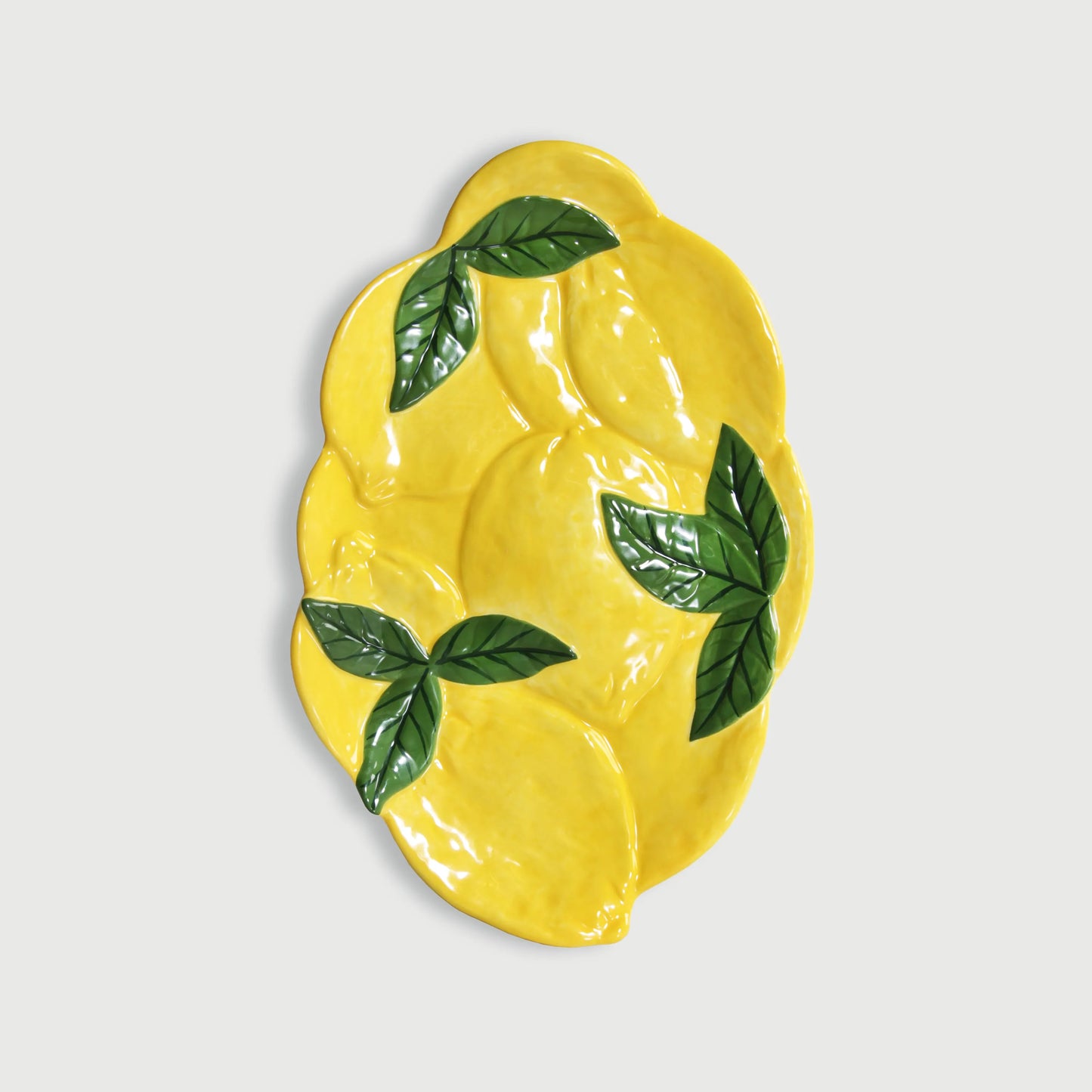 &Klevering Ceramic Lemon Plate