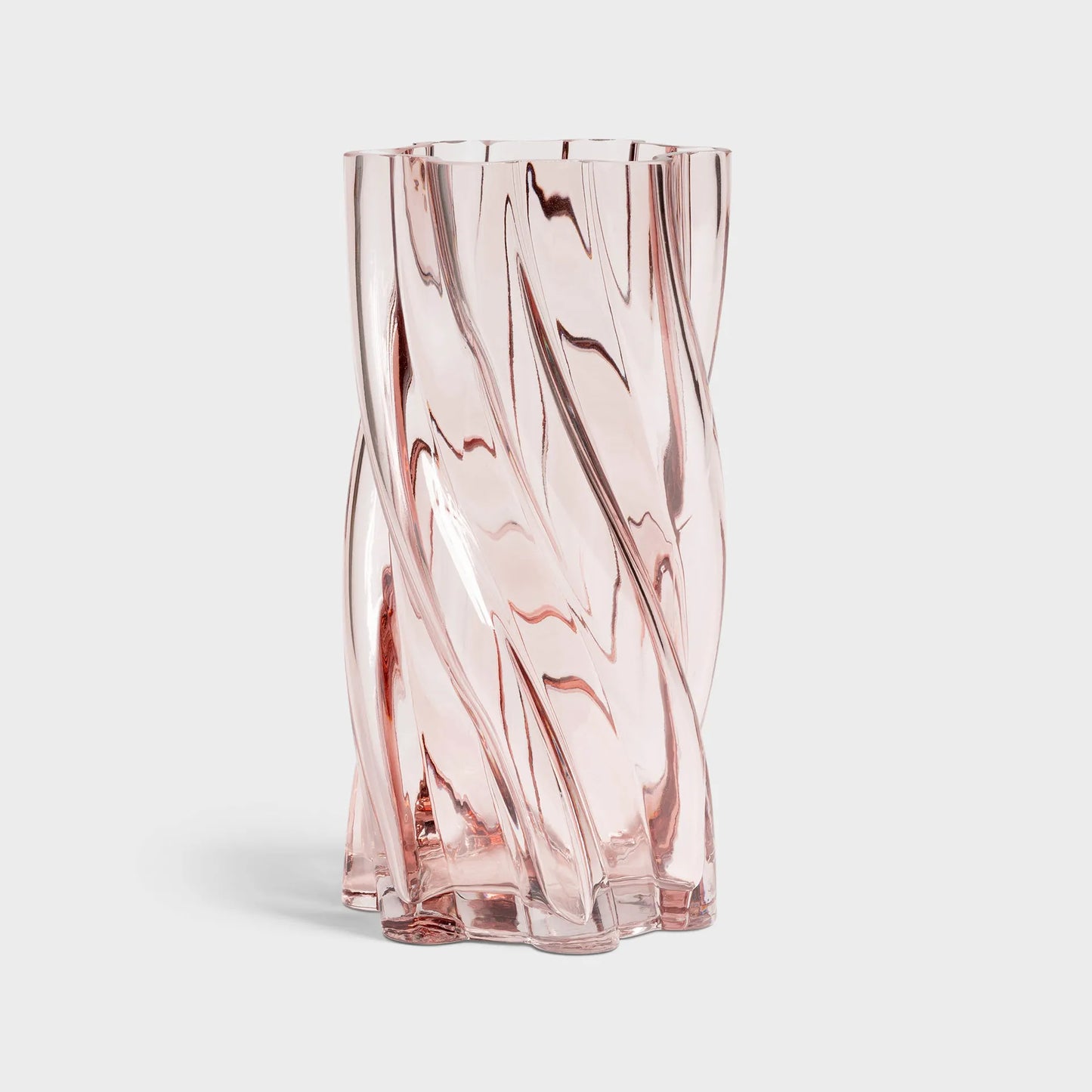 &Klevering Glass Marshmallow Pink Vase 