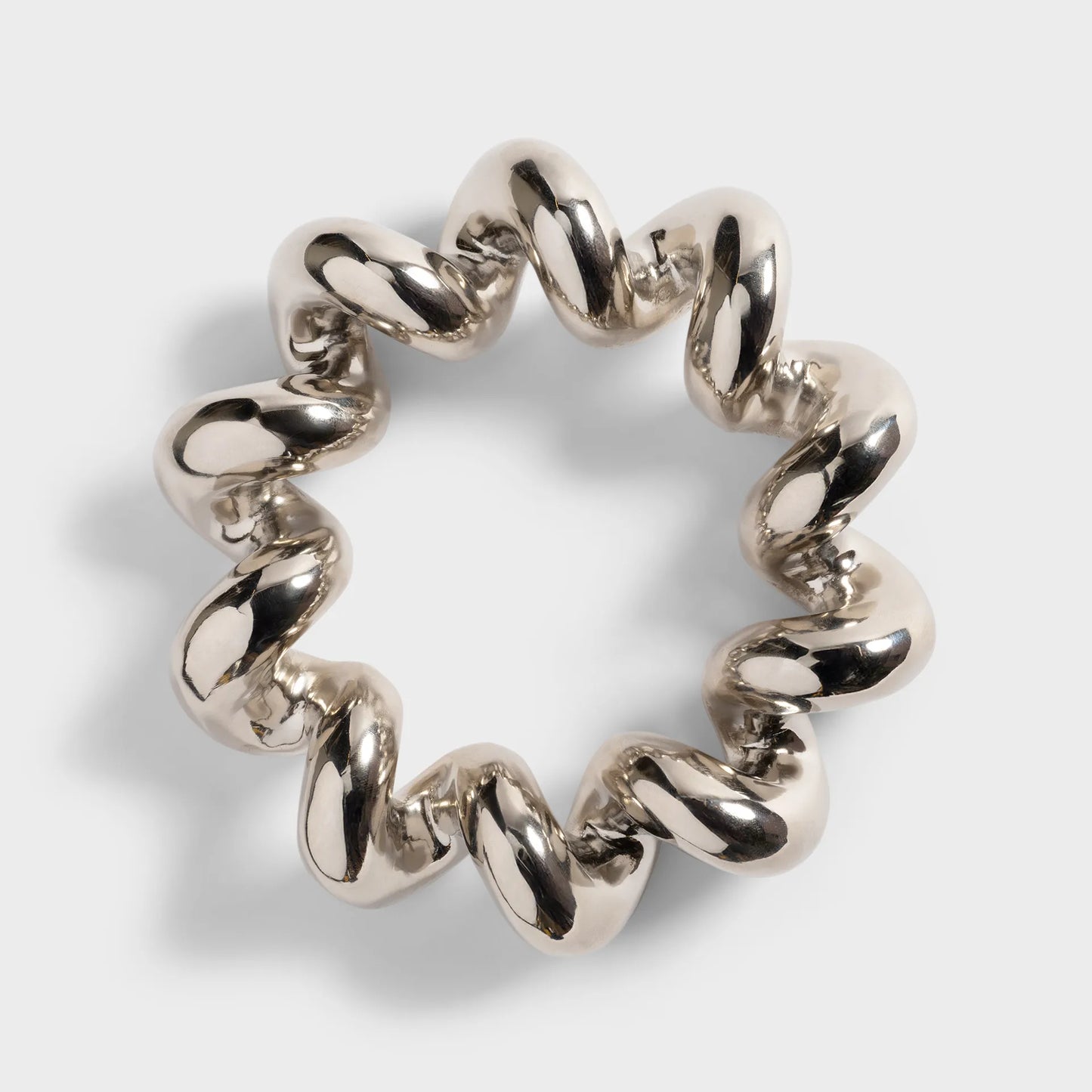 &Klevering Trivet Twist Silver on a white background 