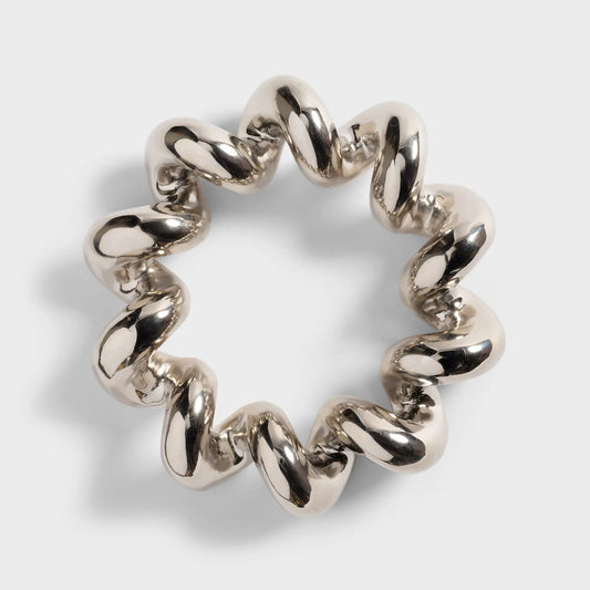 &Klevering Trivet Twist Silver on a white background 