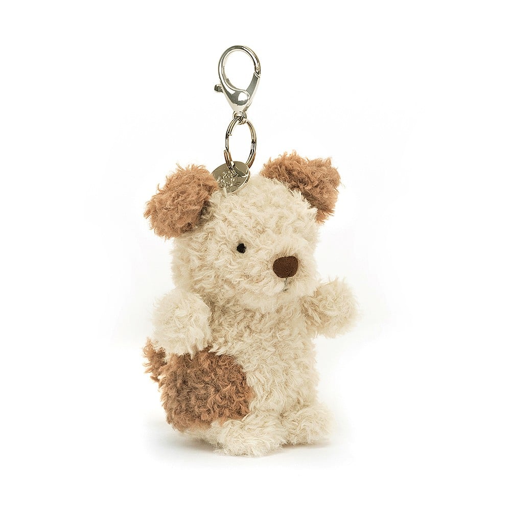 jellycat little pup bag charm 