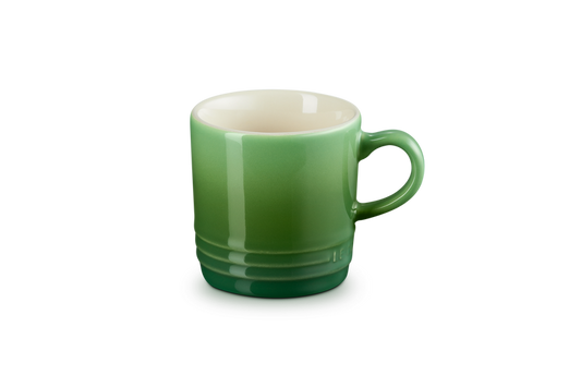 le creuset stoneware cappuccino mug 200ml in bamboo green