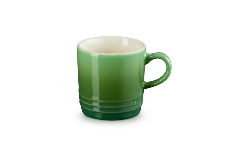 le creuset stoneware cappuccino mug 200ml in bamboo green