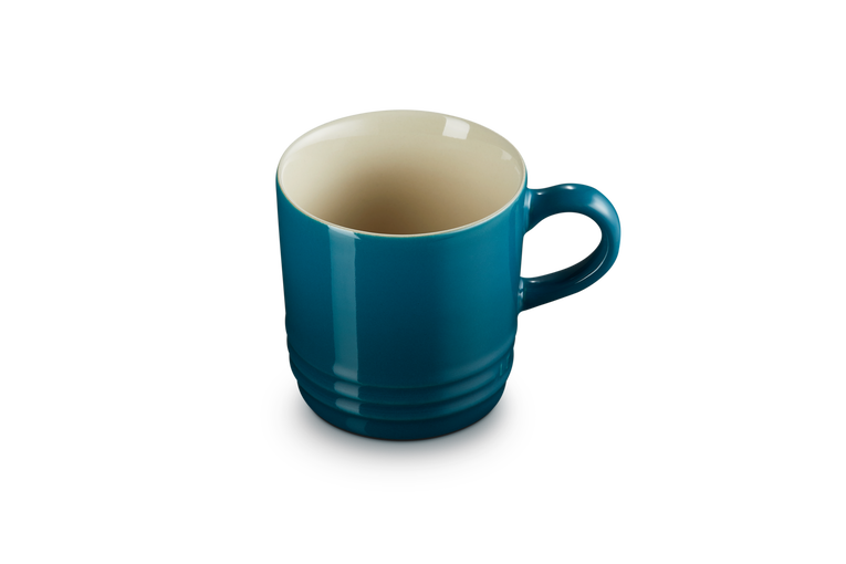 Le Creuset Stoneware Cappuccino Mug 200ml Deep Teal