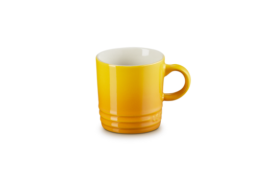 le creuset stoneware 100ml espresso mug in nectar yellow