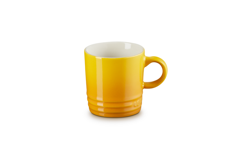 le creuset stoneware 100ml espresso mug in nectar yellow