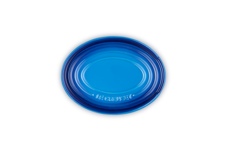 Le Creuset Oval Spoon Rest in Azure Blue
