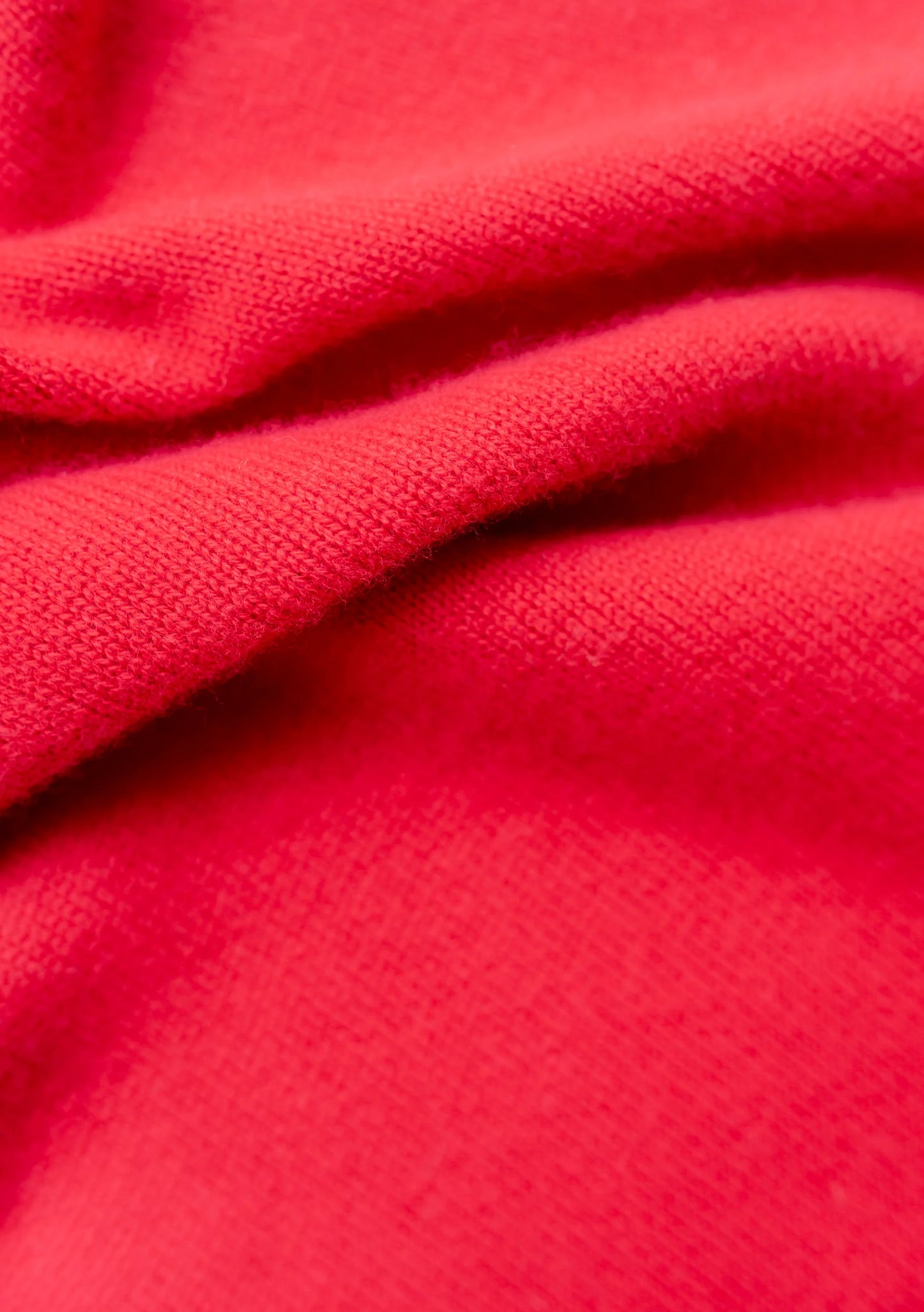 TBCo Large Merino Triangle Scarf in Red