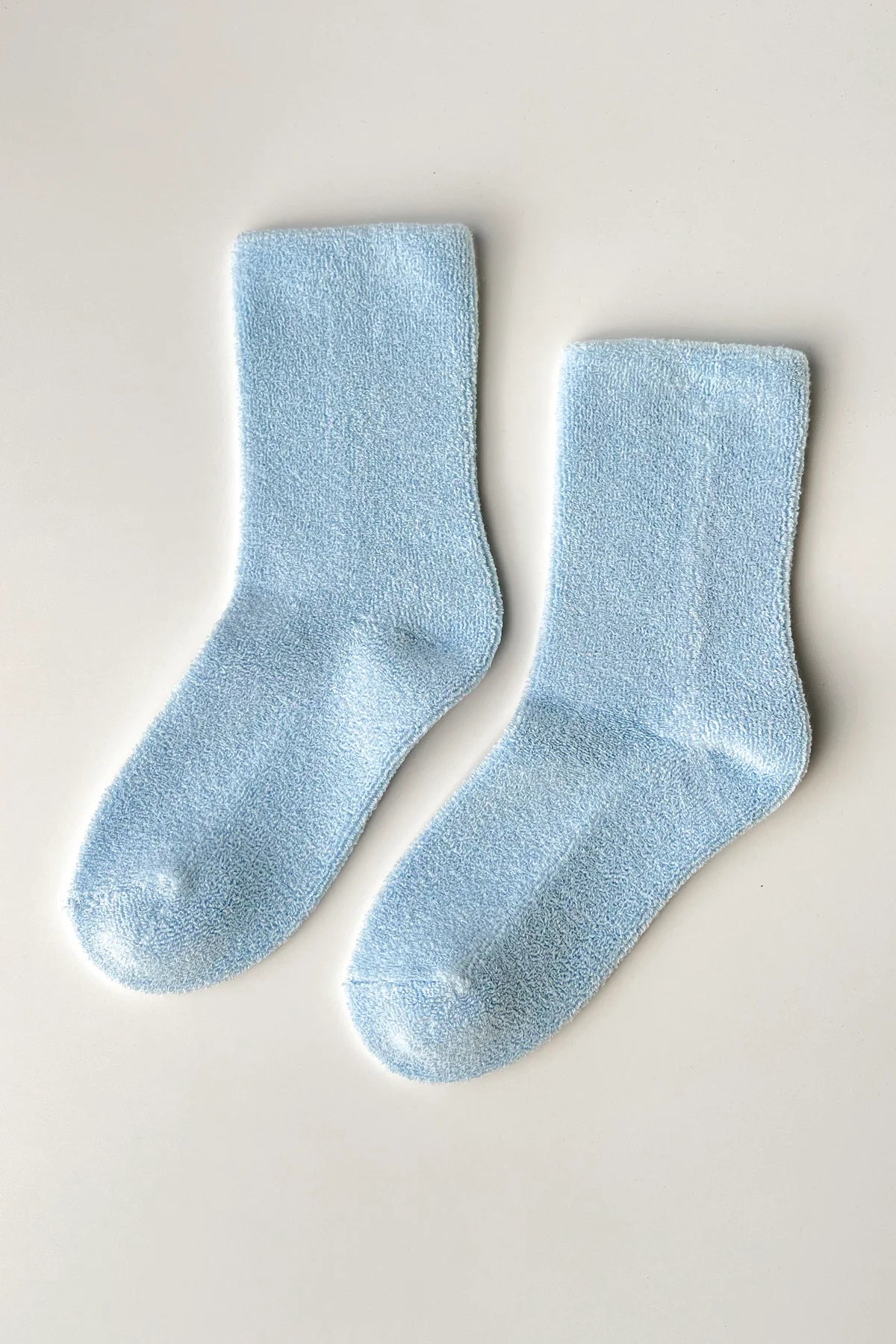 Le Bon Shoppe Cloud Socks in Celeste baby blue colour 