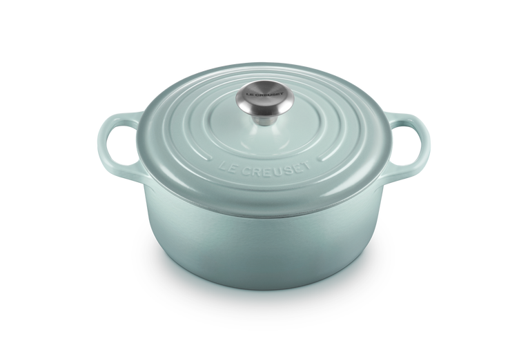 Le Creuset Cast Iron Round Casserole 24cm Sea Salt