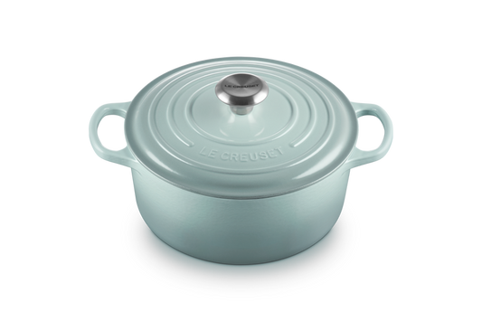 Le Creuset Cast Iron Round Casserole 24cm Sea Salt