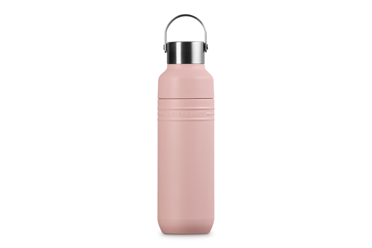 Le Creuset Insulated Water Bottle 500ML in Shell Pink