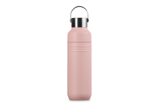 Le Creuset Insulated Water Bottle 500ML in Shell Pink