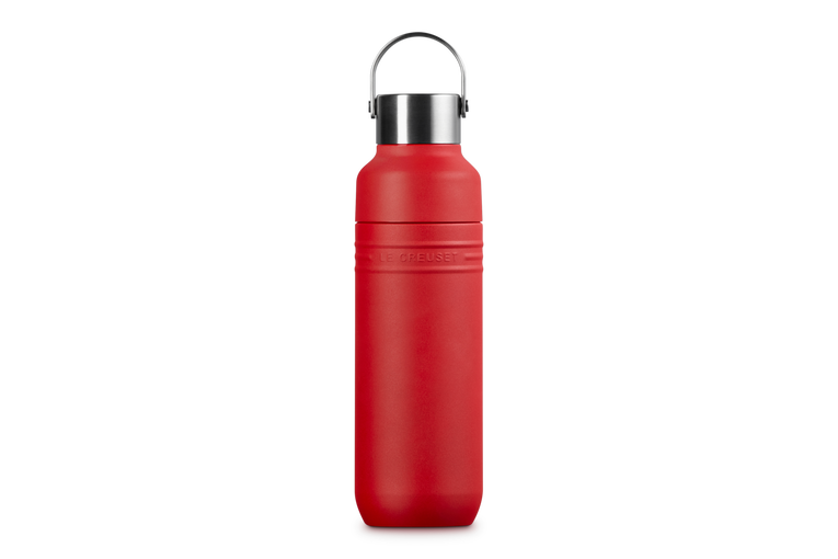 Le Creuset Insulated Water Bottle 500ML in Cerise