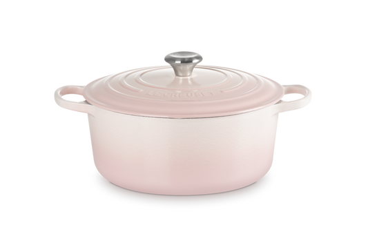 Le Creuset Signature Round Casserole Shell Pink 28cm