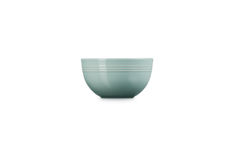 Le Creuset Stoneware Coupe Snack Bowl in Sea Salt colour 