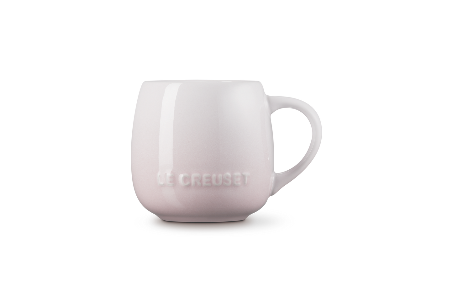 Le Creuset Stoneware Coupe Sphere Mug 320ml in  Shell Pink