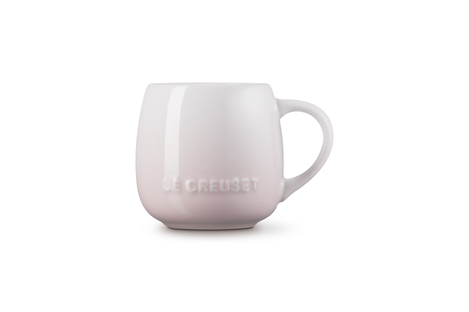 Le Creuset Stoneware Coupe Sphere Mug 320ml in  Shell Pink