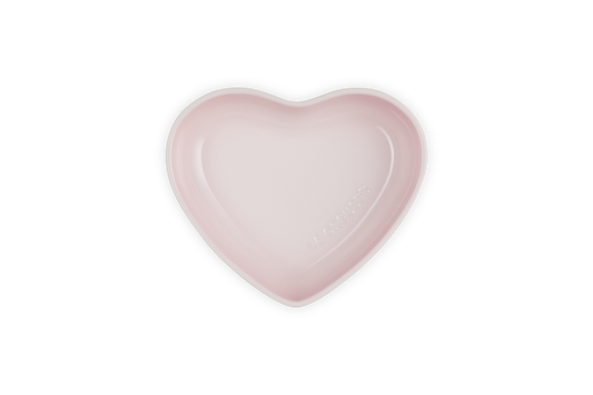 Le Creuset Stoneware Heart Bowl Shell Pink