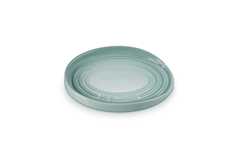 Le Creuset Stoneware Oval Spoon Rest in Sea Salt