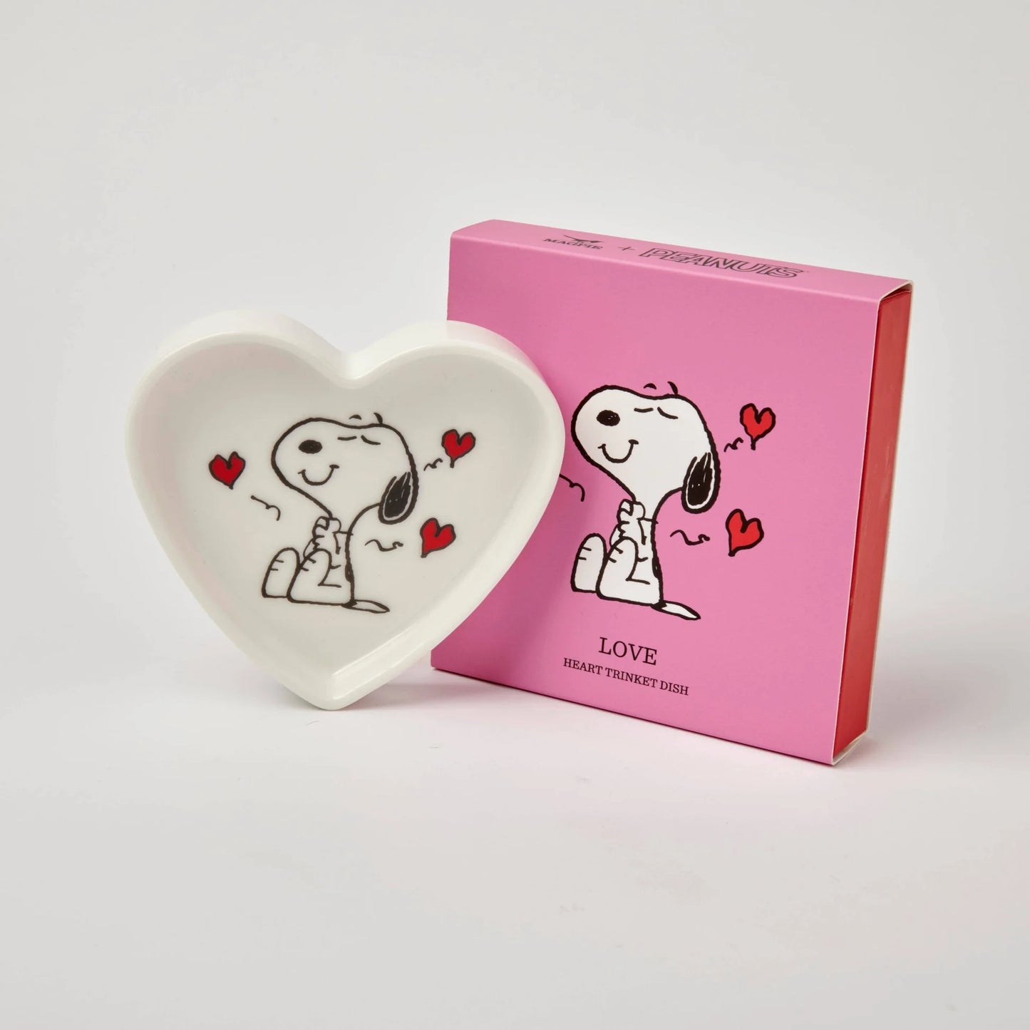 Magpie Peanuts Heart Shaped Trinket Dish Love