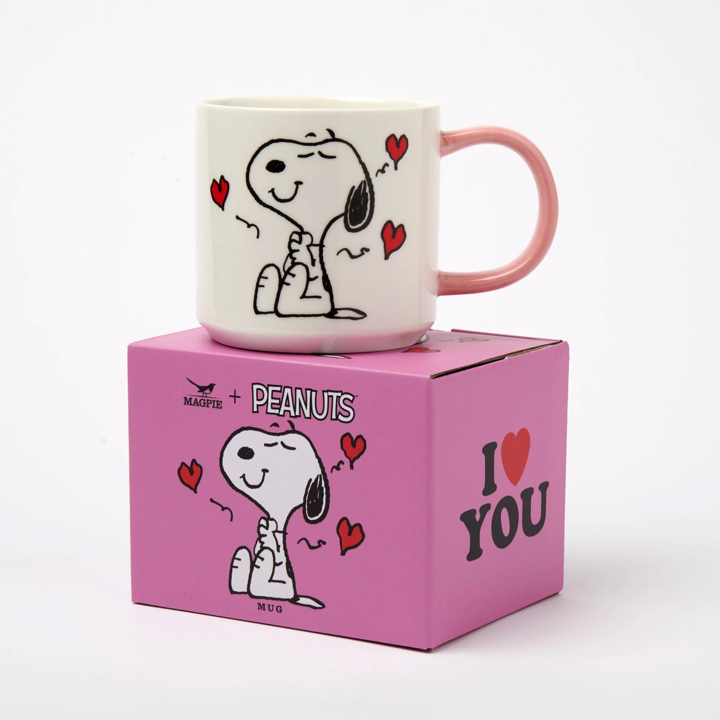 Magpie Peanuts I Love You Mug