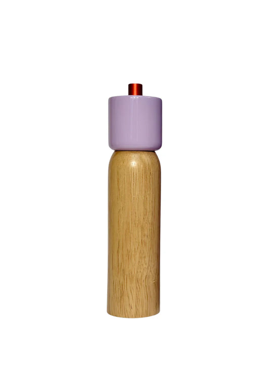 MAEGEN Large Salt and Pepper Wooden Grinder with Lilac Cap