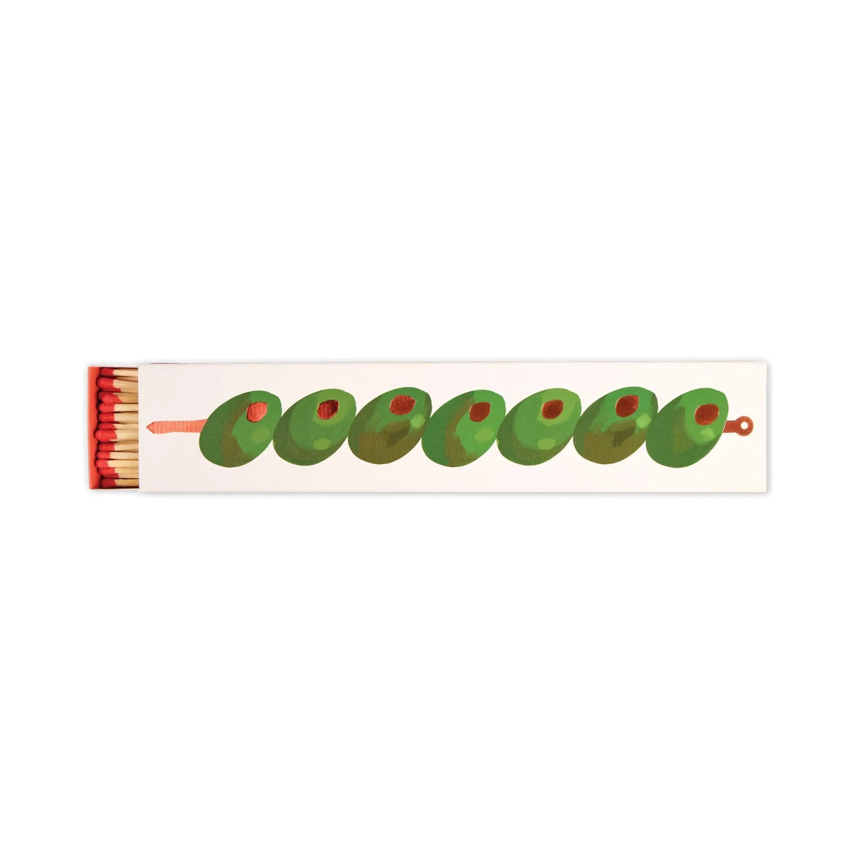 Paddywax Slender Boxed Matches 45 pcs - Olives