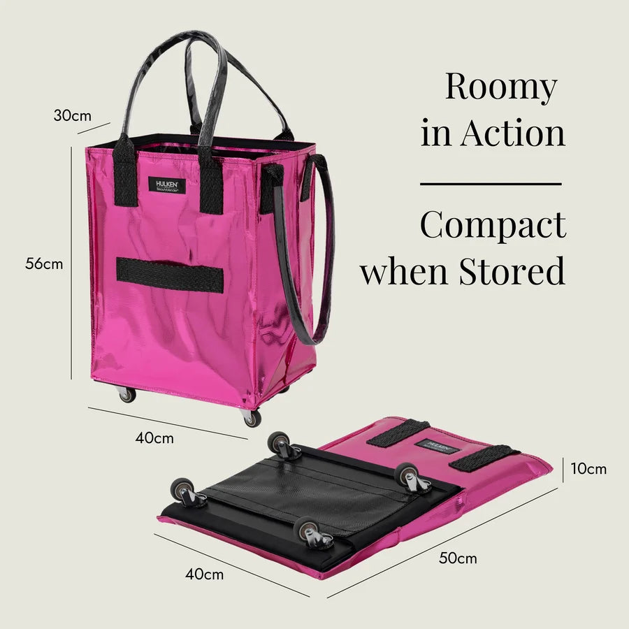 Hulken Original Rolling Medium Tote Bag - Ultrapink