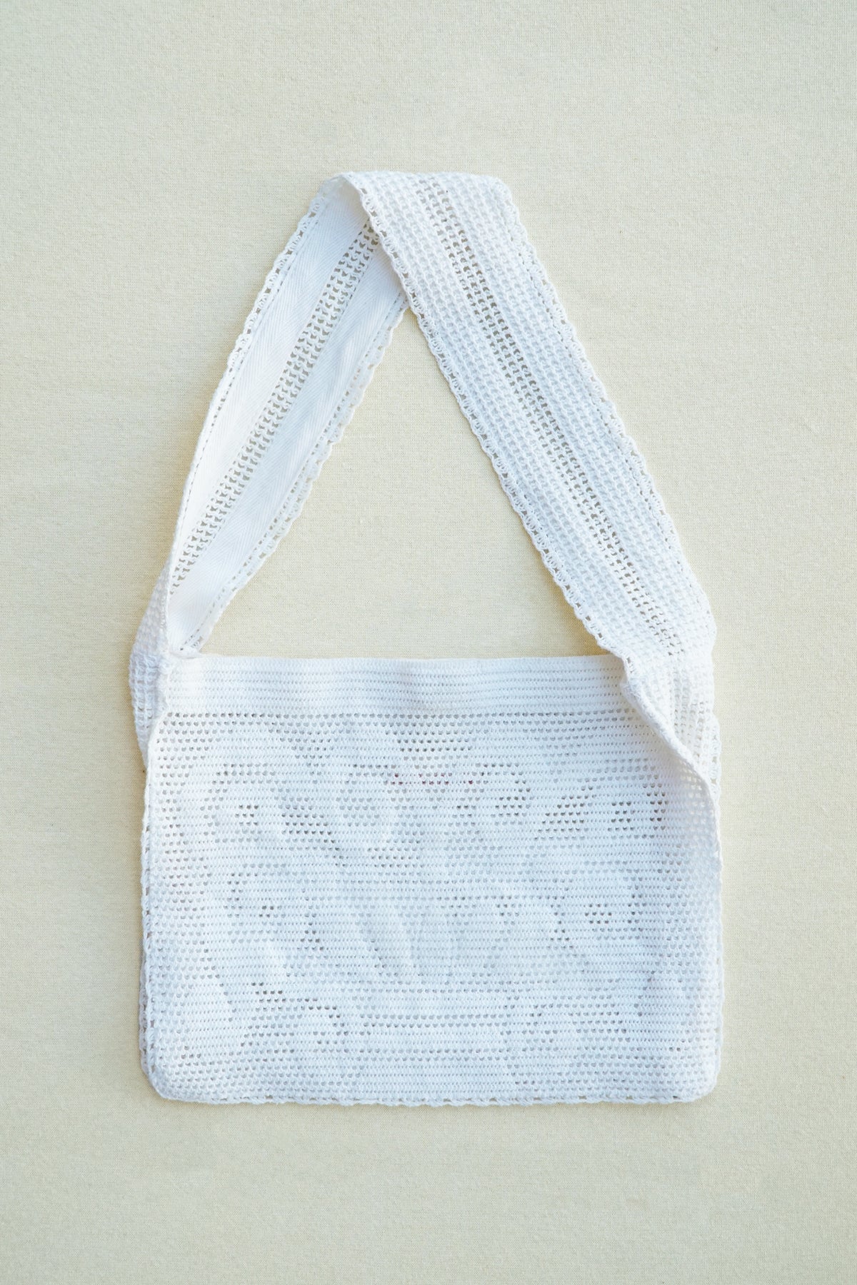 NANANITA Fountain Crochet Bag - Dove