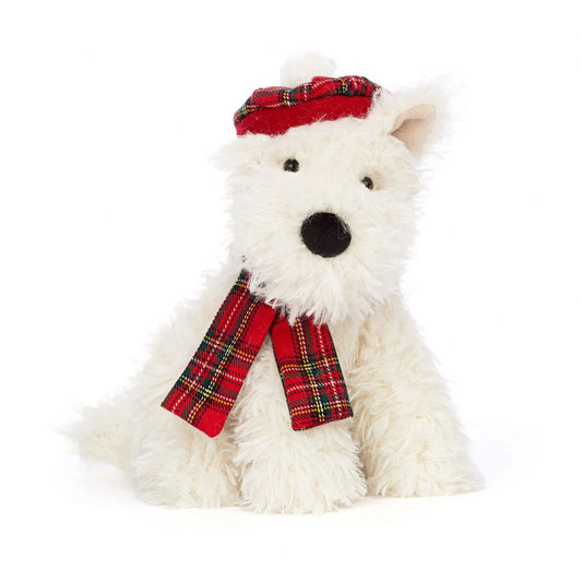 jellycat winter warmer munro scottie dog 