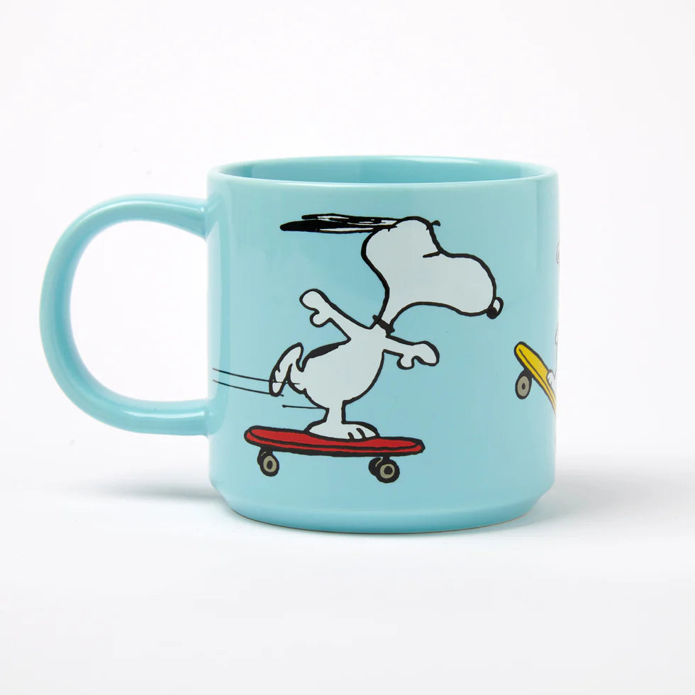 Magpie Peanuts Skateboard Mug