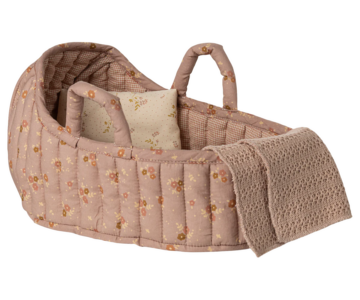 Maileg Large Carry Cot - Rose