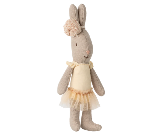 Maileg Micro Rabbit Ballet Suit and Skirt Cream
