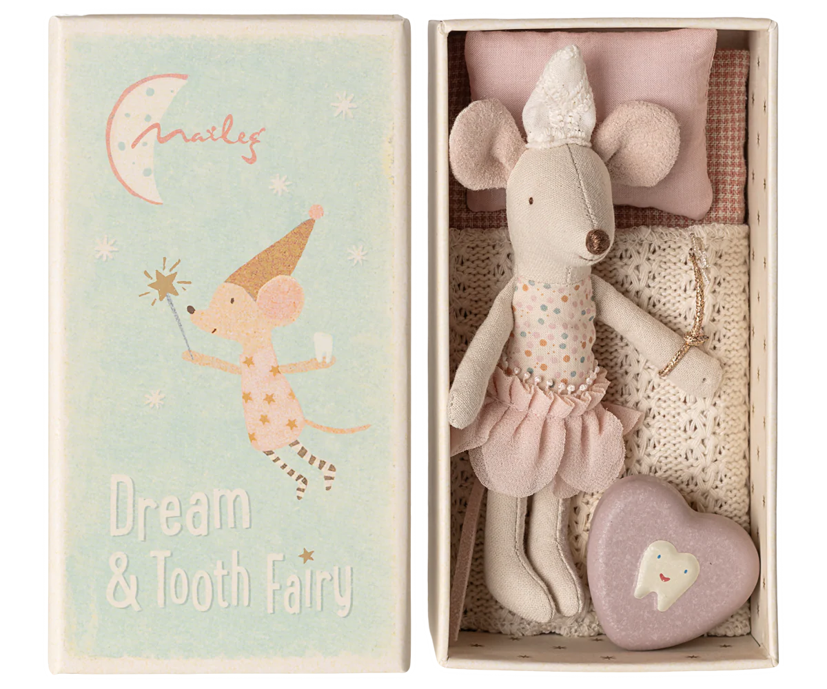 Maileg Tooth Fairy in Matchbox Little Sister