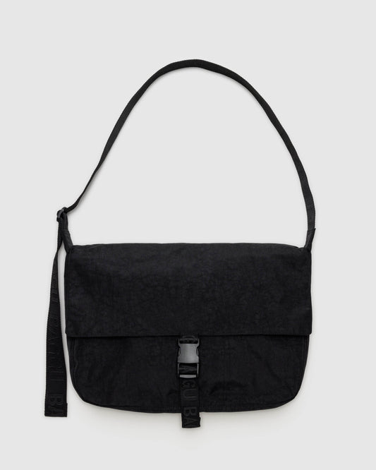 BAGGU nylon messenger bag black 