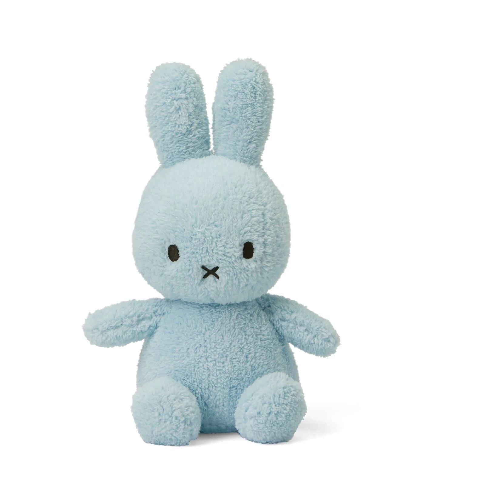 soft terry miffy plush soft toy in blue