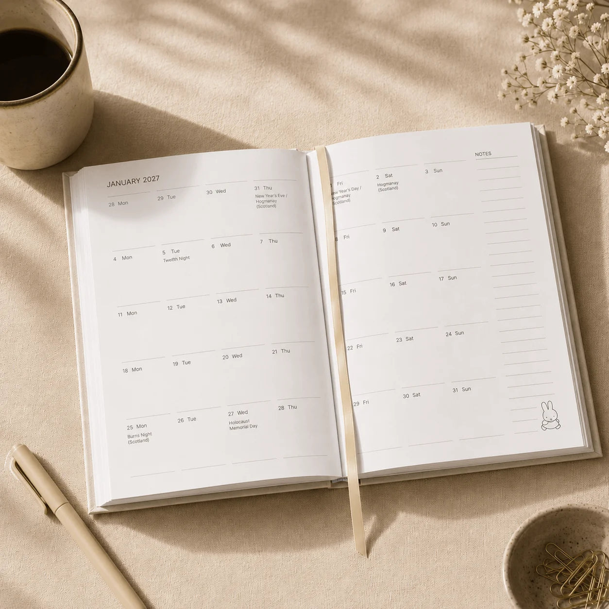 Miffy 2027 A5 Diary - My Balloon