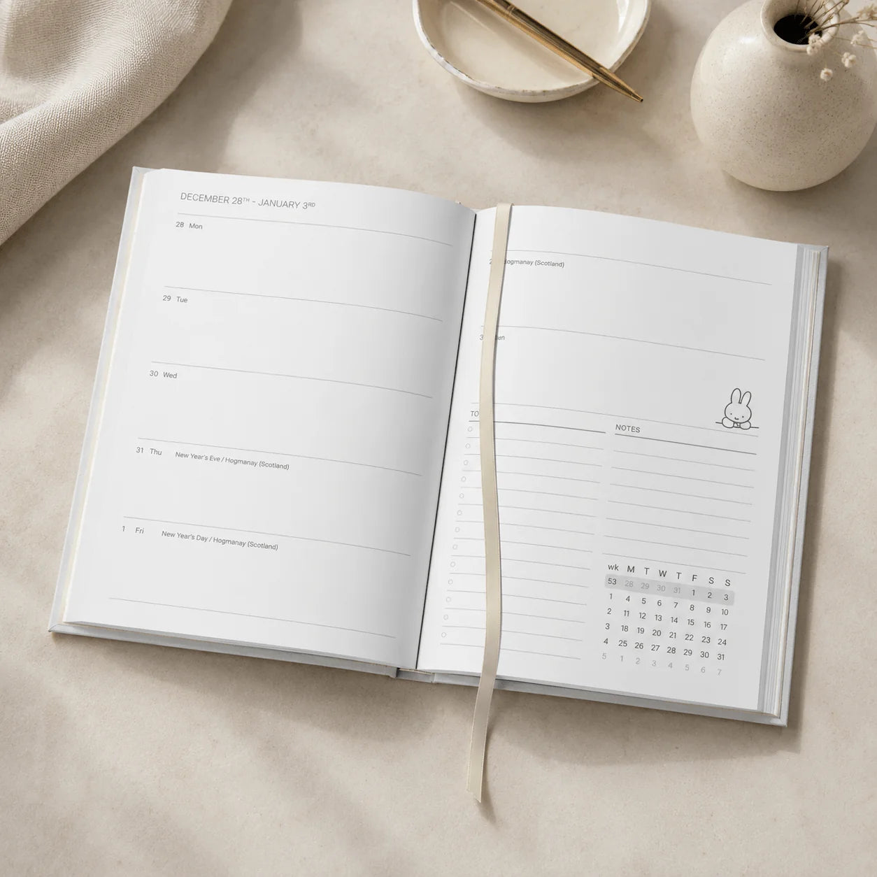 Miffy 2027 A5 Diary - Miffy Trio