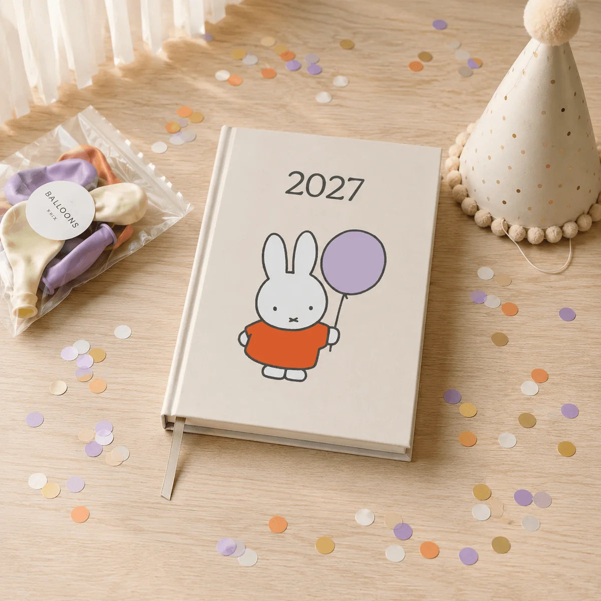 Miffy 2027 A5 Diary - My Balloon