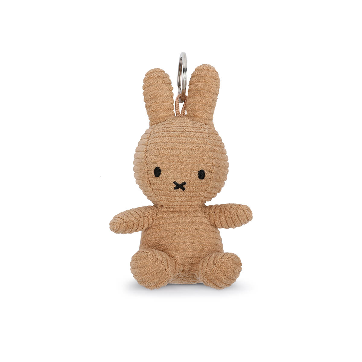 Miffy Bunny Corduroy Keyring in Beige