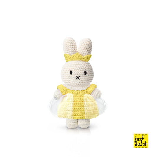 Miffy Handmade Crochet and Her Pastel Yellow Princess Outfit