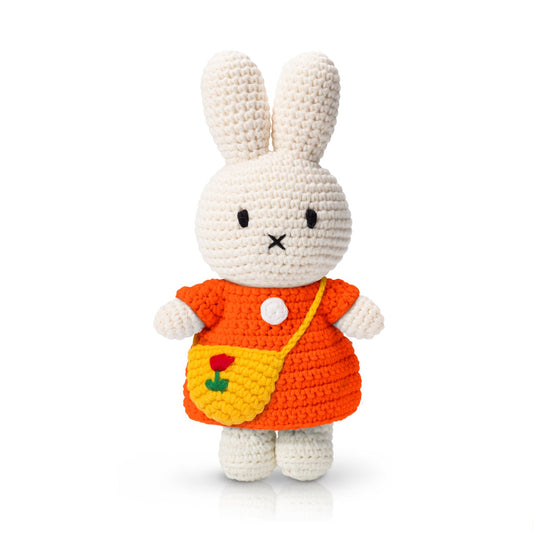 Miffy Handmade Crochet in Her Orange Dress