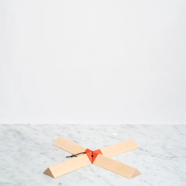 SUNAOLAB Wooden House Trivet - Cherry