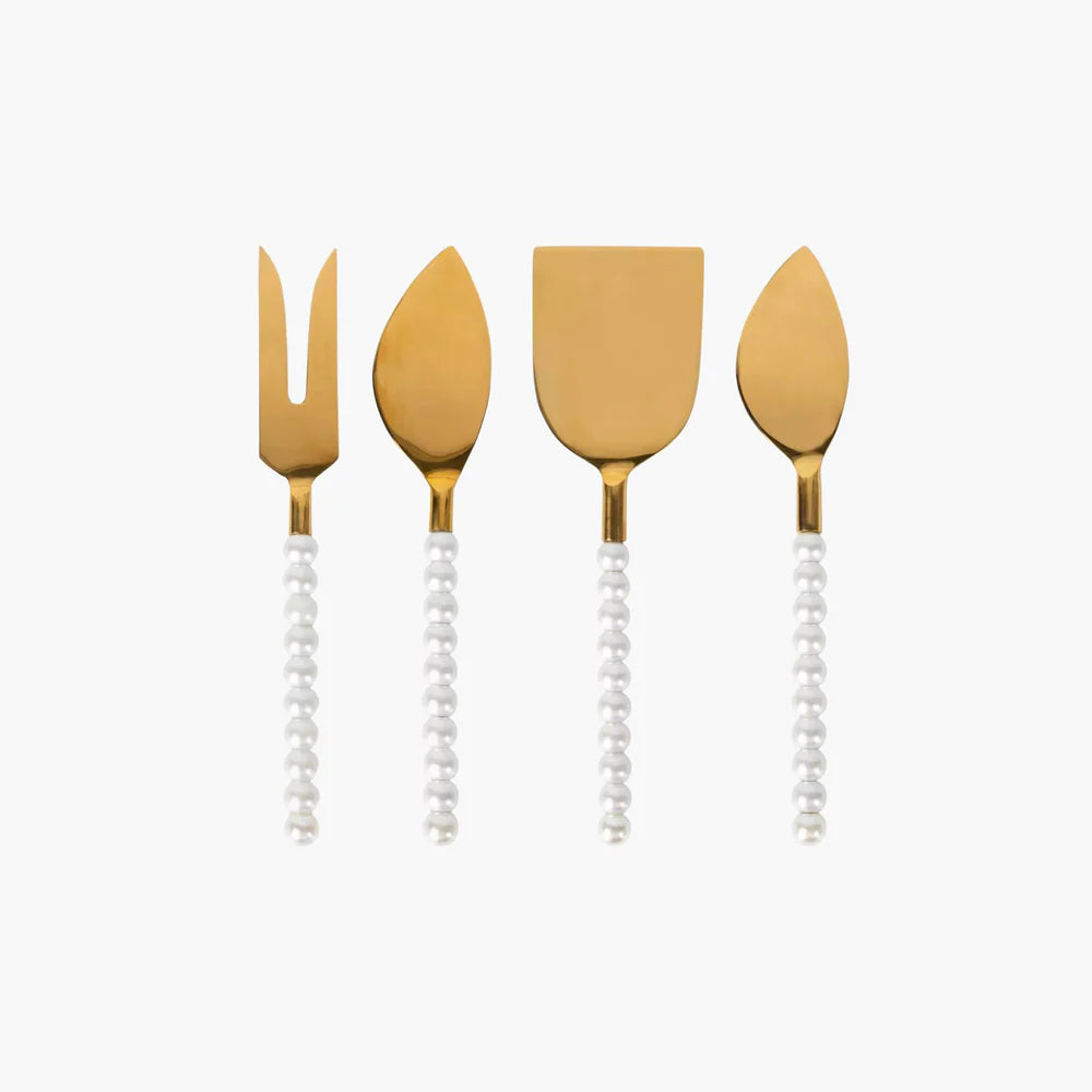 lepelclub set of pearl cheese knives 