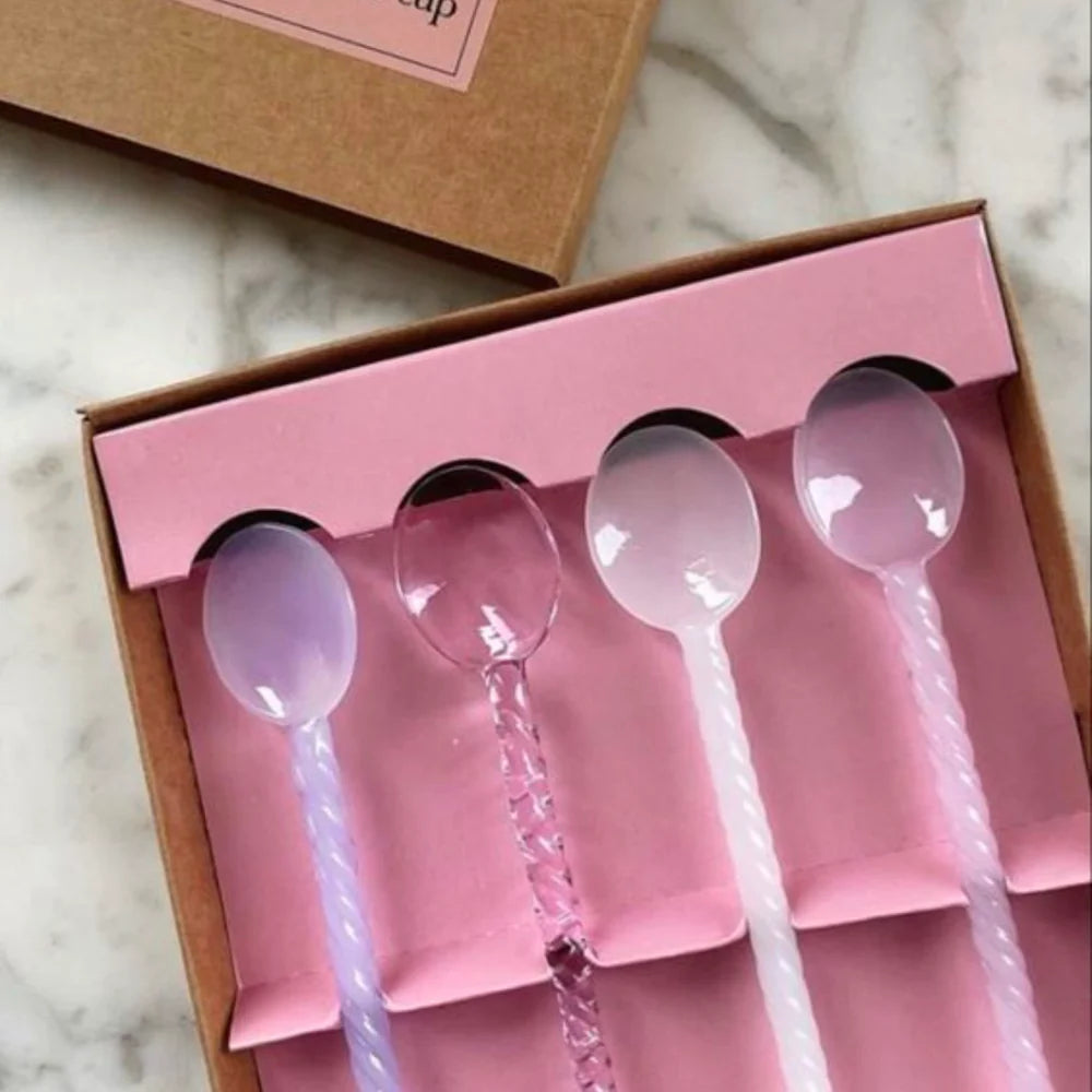 Lepelclub Twisted Glass Spoons