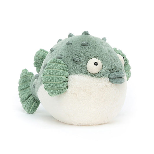 jellycat pacey pufferfish soft toy