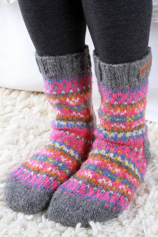 Pachamama Iona Sofa Socks Pink